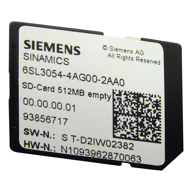 Siemens Sinamics S120 6SL3054-0CG01-1AA0 Compact Flash Card 