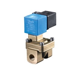 EV222B, Servo-operated 2/2-way solenoid valves with isolating diaphragm