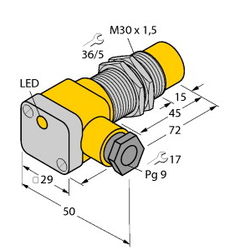 TURCK  Ni15-G30-Y1X 40201 Inductive sensor. 