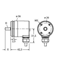 Turck RS-06S6S-8B12B-C 1M